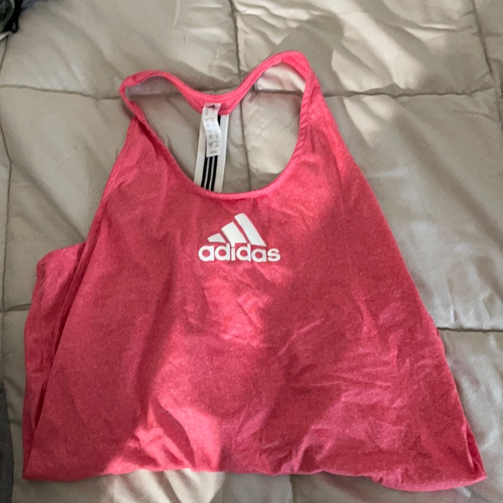 Pink Adidas Tank Top